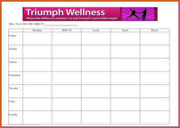 daily planner templates