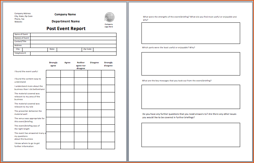 daily report template