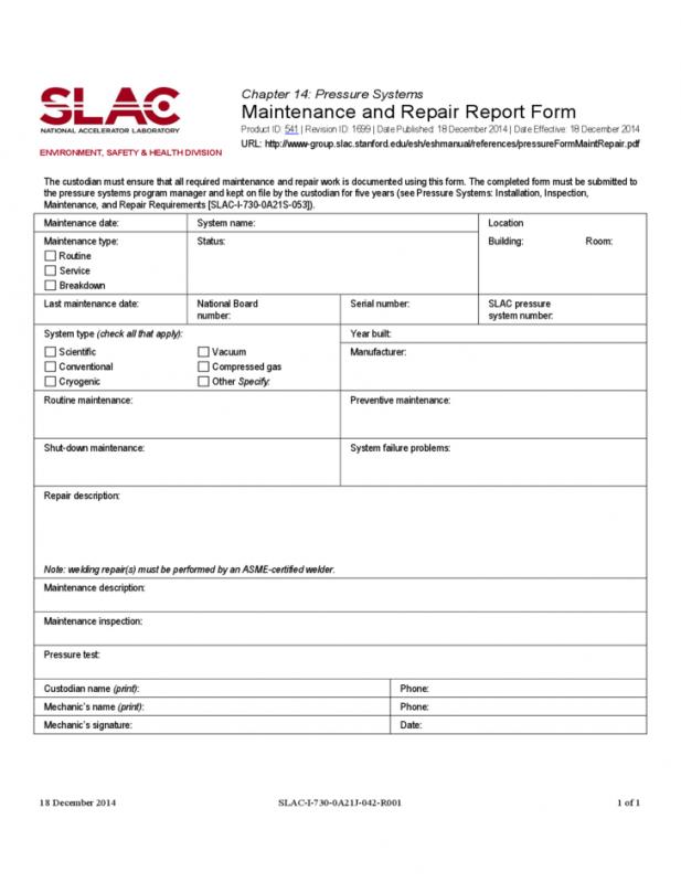 daily report template