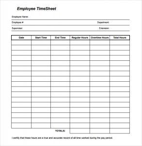 daily time sheet employee daily timesheet template download in pdf