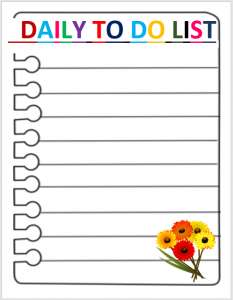 daily todo list template daily to do list template