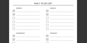 daily todo list template daily to do list template