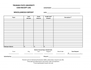 daily work log template cash receipt log template