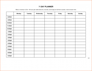 day planner template day planner template