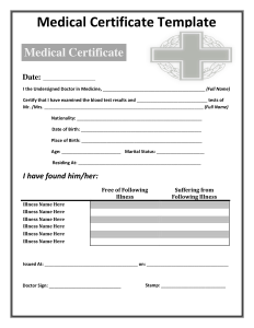 death certificates templates medical certificate template