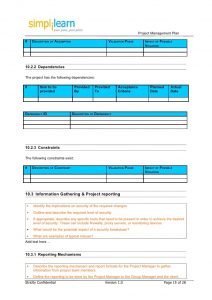 delivery receipt template project management plan template