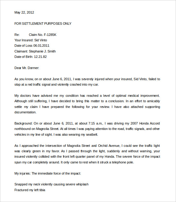 Demand Letter For Money Owed Template Business