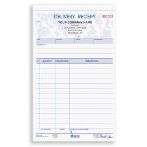 deposit receipt template drcc detail