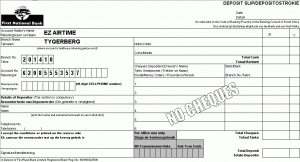 deposit slips examples deposit