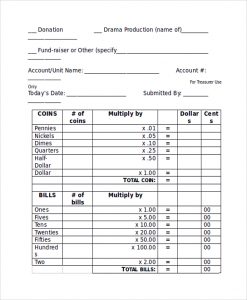 deposit slips examples sample deposit slip template