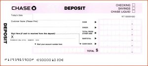 deposit slips template deposit slip template chase deposit slip