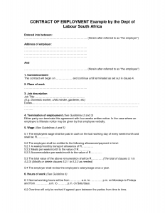 dept collection letter contract of employment template prpfann