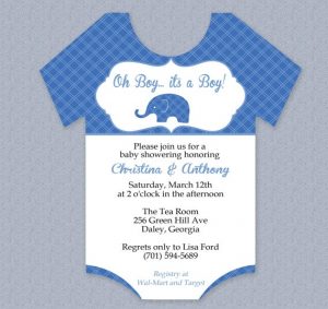 diaper invitation template plaid elephant onesie baby shower invitation editable cutout intended for onesie baby shower invitations template