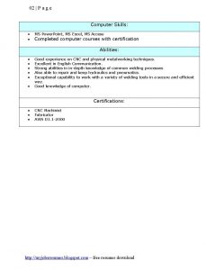 diesel mechanic resume welder resumes template