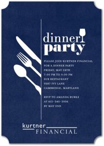 dinner invitation template darling dinner corporate invitations