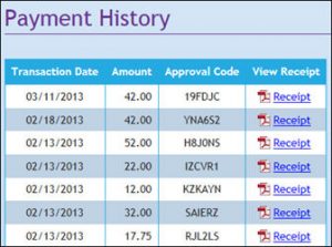 direct deposit form template payment history template