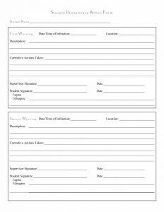 disciplinary action form template employee write up form