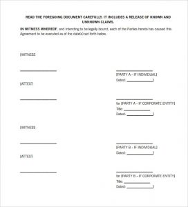 divorce settlement agreement template settlement agreement template free