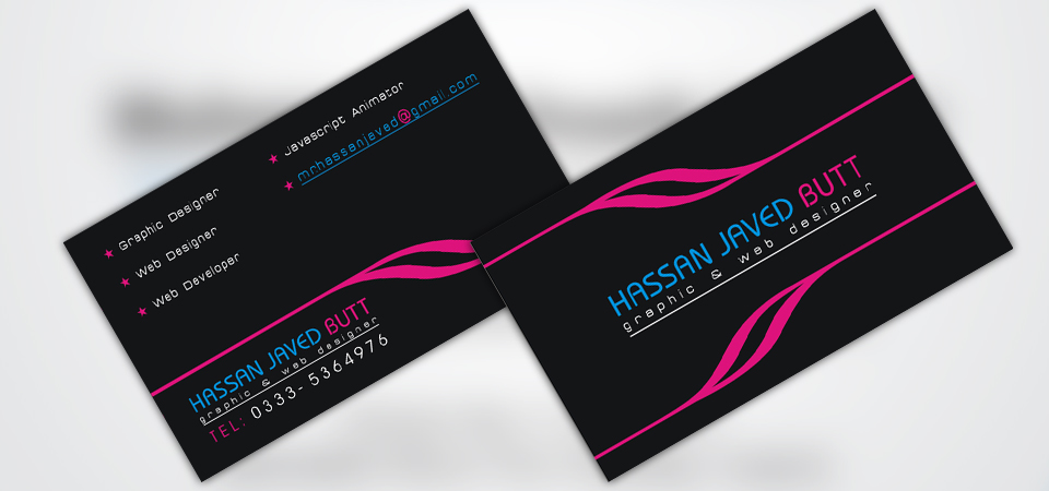 dj business card