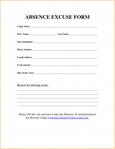 doctors excuse forms work excuse template