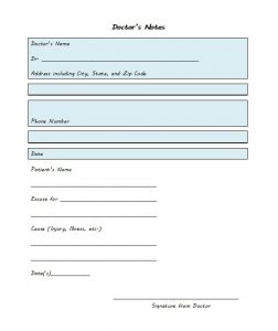 doctors note template bonus doctor notes template 01