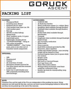 doctors note template for work army packing list form ascentpackinglist