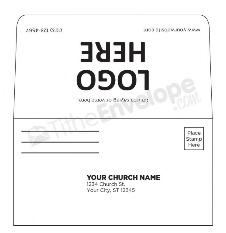 Donation Envelope Template Template Business