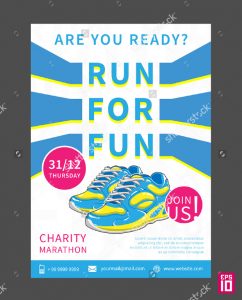 donation flyer template charity marathon flyer template