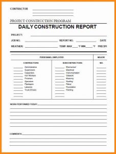 donation letter example construction daily report template excel