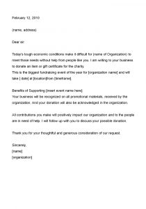 donation letter sample sample donation letter example