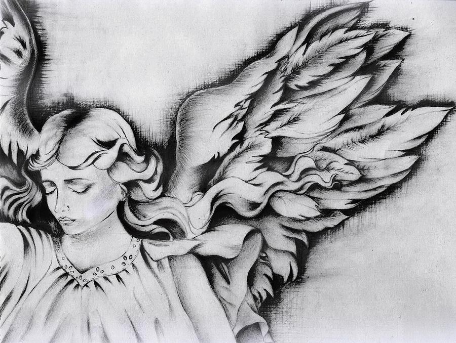 drawings of angels