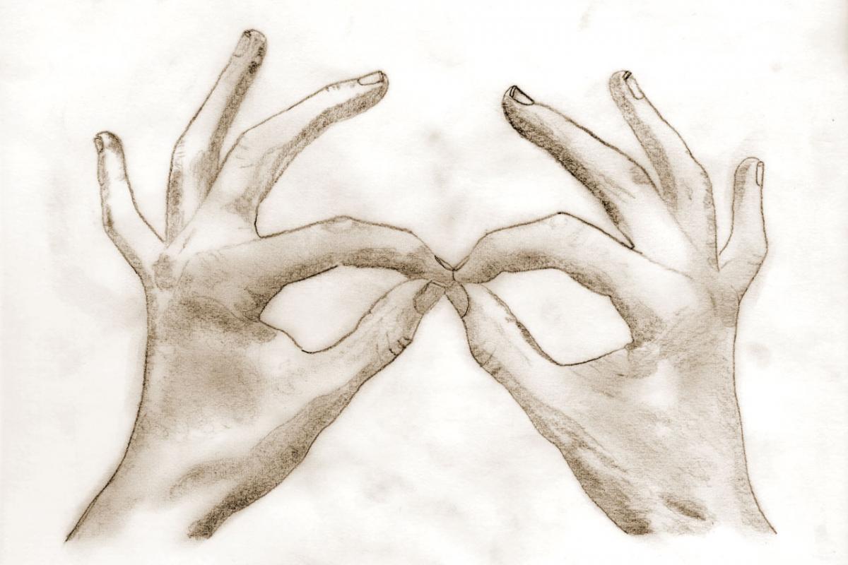 drawings of hands