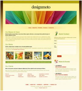 dream weaver website templates freetemplatea