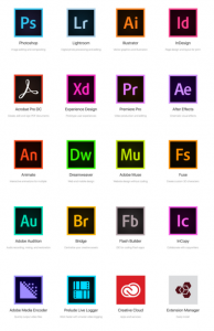 dreamweaver website templates adobe cc app icons