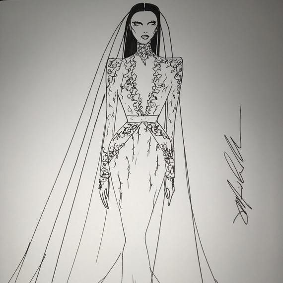 dress designing sketches