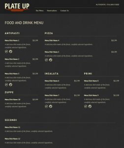 drink menu templates fdm complex layout example x