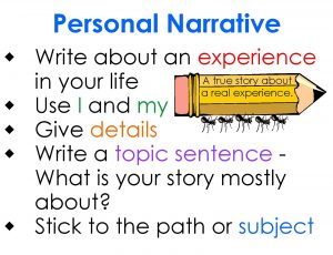 easy grader chart pdf tips for writing a good personal narrative ()