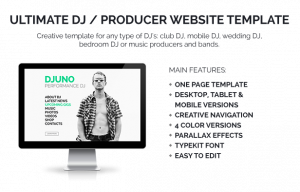 ecommerce website template djuno description