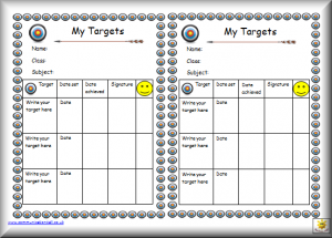 editable bookmark template at