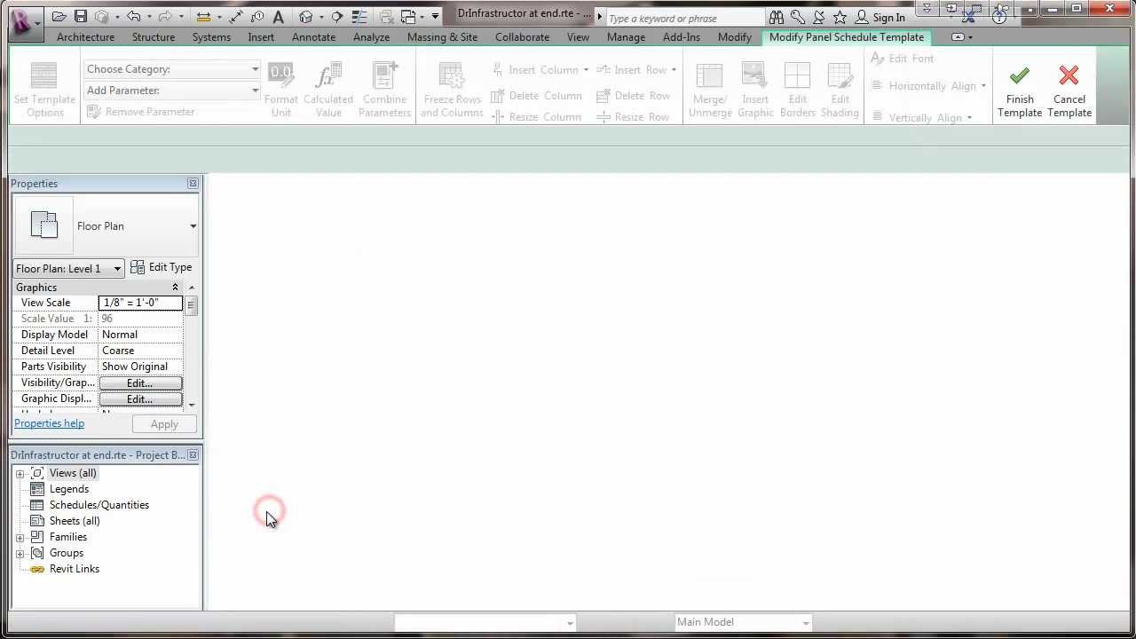 electrical panel schedule template