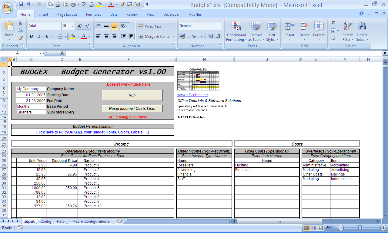 electrical panel schedule template