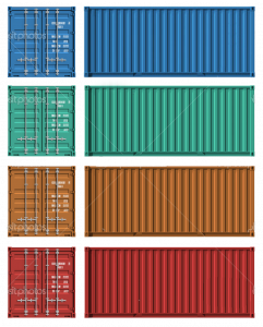 emergency contact template set of cargo containers