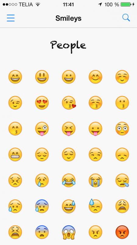 emoji faces text