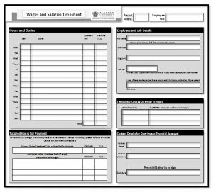 employee agreement template timesheet basic