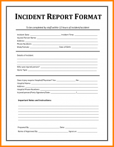 employee application pdf employee incident report sample business templates incident report format and template for employee x