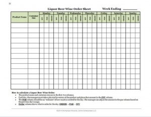 employee attendance tracking snack bar inventory sheet