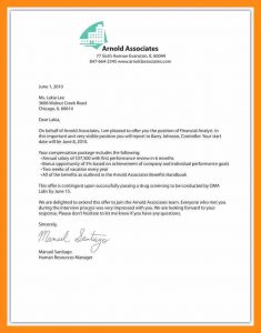 employee contract sample letter of offer template job offer letter fbaecabfac