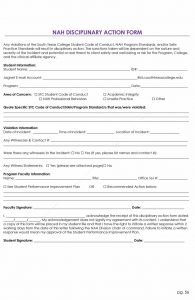 employee disciplinary action form employee write up form