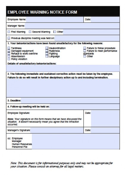 employee-disciplinary-write-up-form-template-business