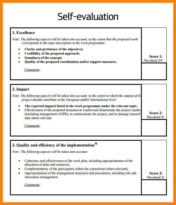 employee evaluations examples